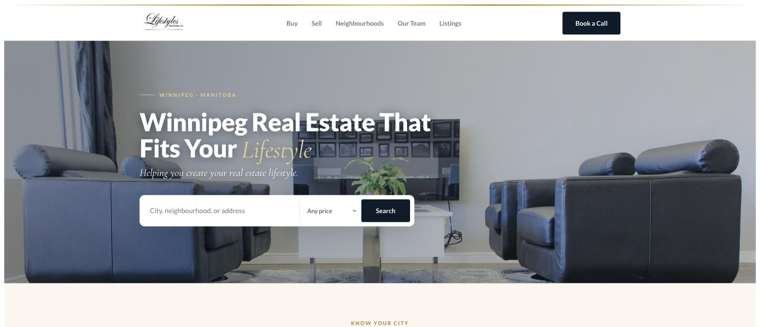 Lifestyles Real Estate website Lifestyles Real Estate website