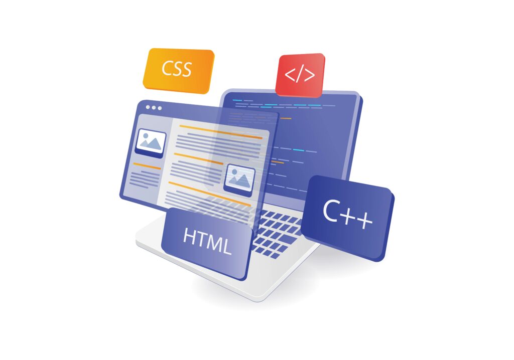 Winnipeg Web Design 1 Infographic concept of many programming languages for building web applications